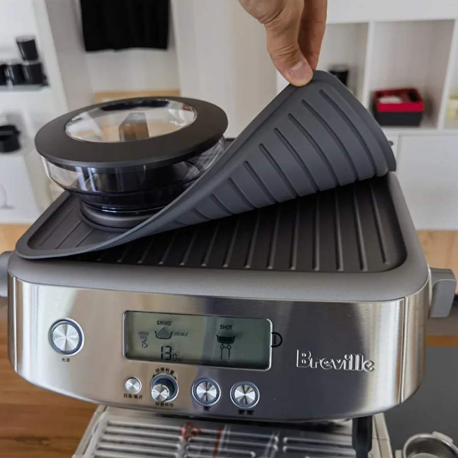 Breville Espresso Bes870 - حصيرة قهوة سيليكون مضادة للانزلاق لبريفيل