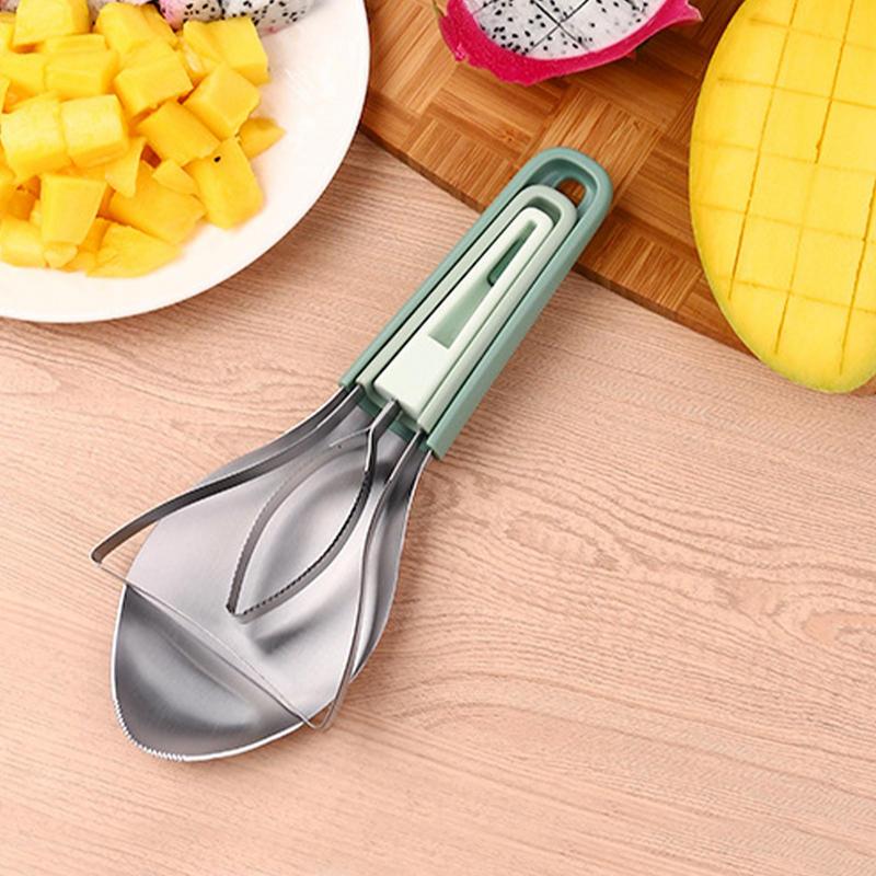 Mango Splitter Tool - 3in1 تقشير المانجو قطع سكين المانجو