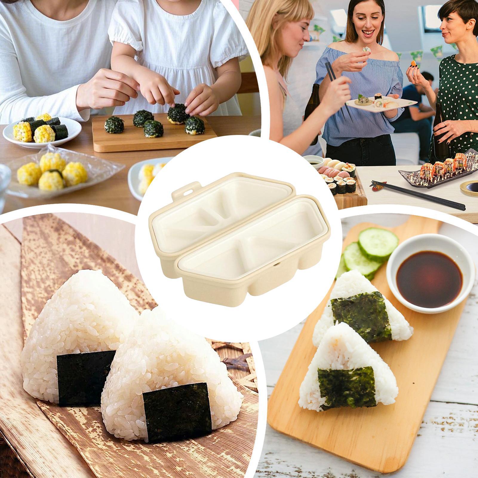 قالب كرة الأرز 6-تجويف اليابان - مراجعة Meal Prep Japanese وسعره