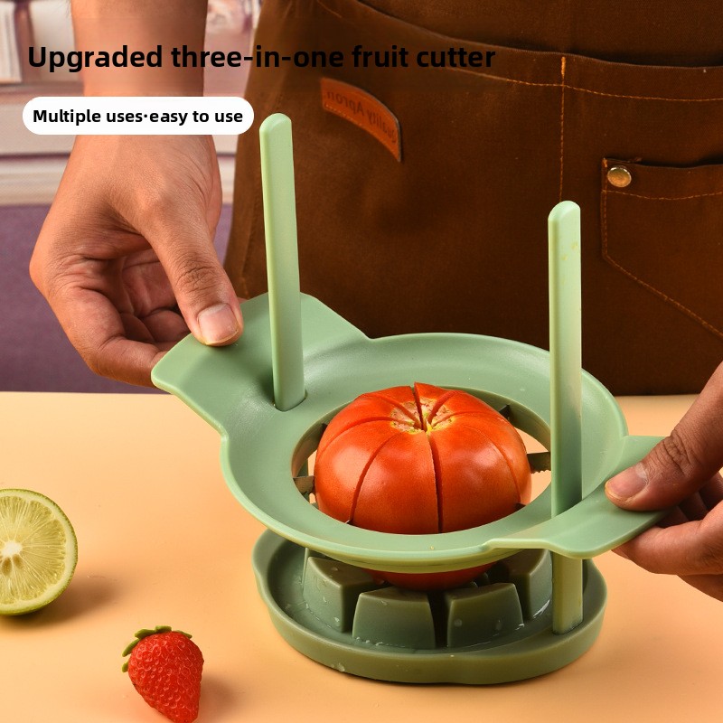 قطاعة فواكه منزلية ثلاثية القط - مراجعة Mango Splitter Tool وسعره