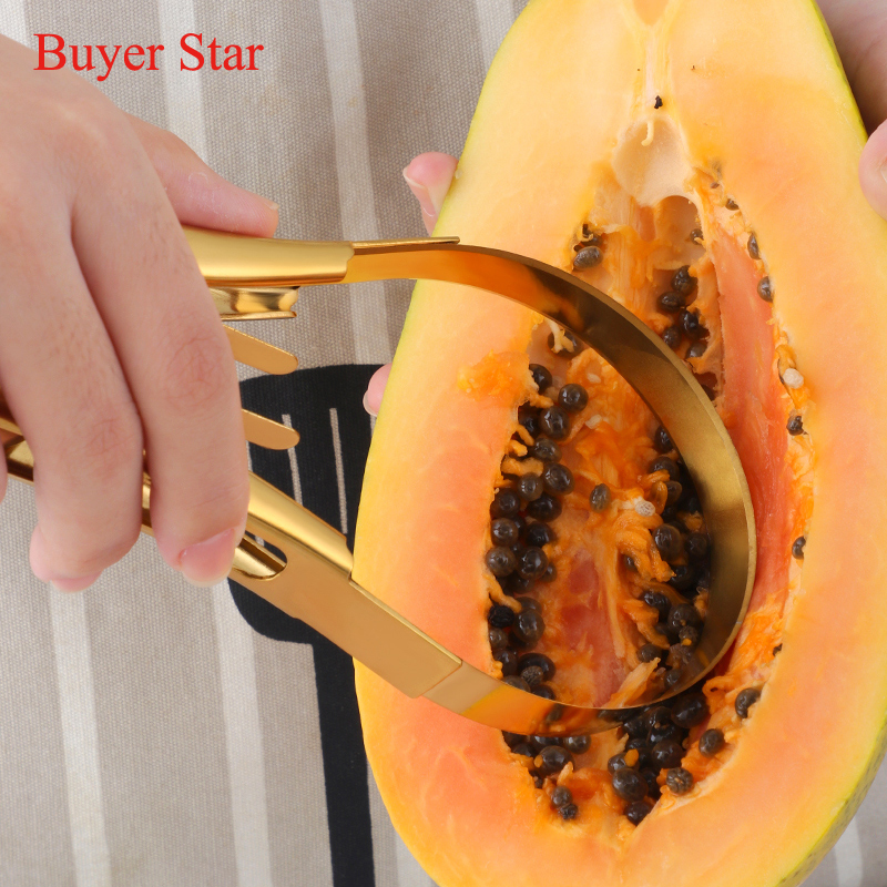 قطاعة مانجو أنيقة من الفولاذ ا - مراجعة Mango Splitter Tool وسعره