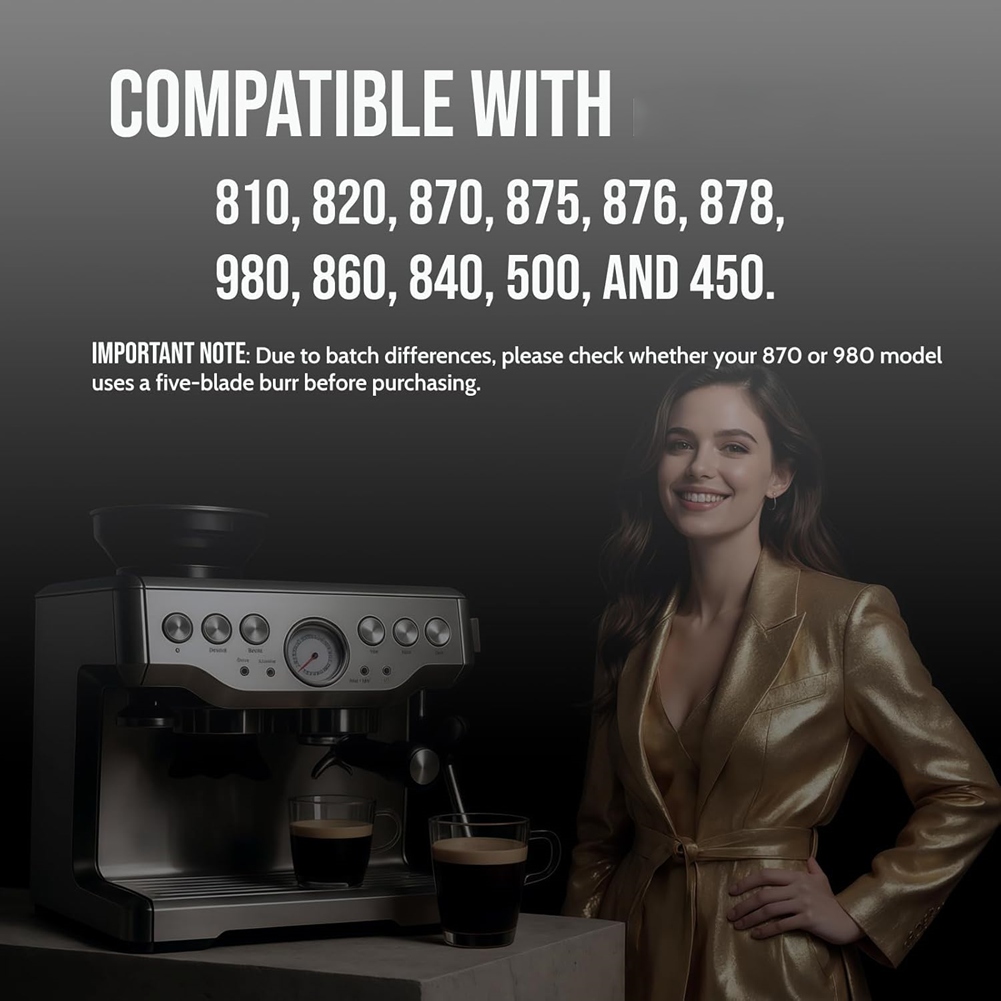 شفرة طحن (AIMA) بديلة لآلة الق - مراجعة Breville Espresso Bes870 وسعره