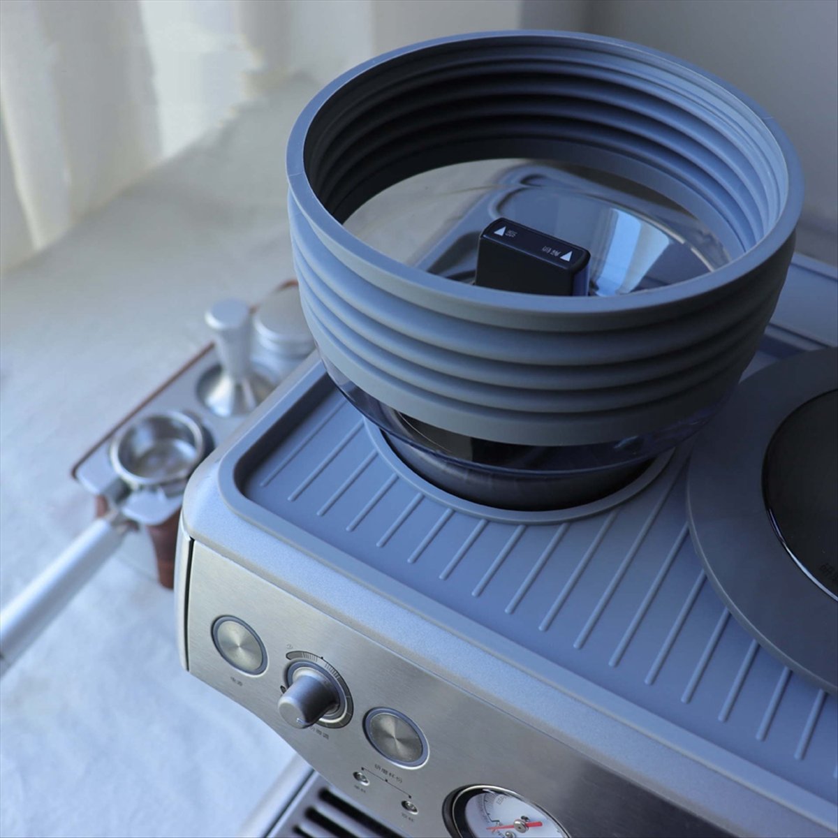 (A25M) منفاخ سيليكون لجرة القه - مراجعة Breville Espresso Bes870 وسعره