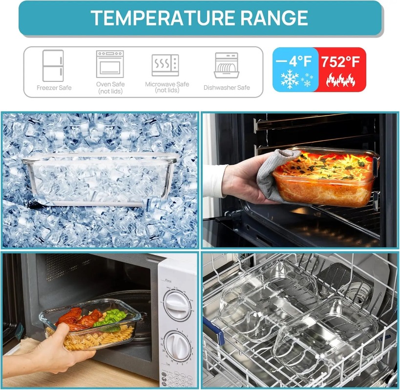 مجموعة من 18 حاوية زجاجية لتخز - مراجعة Meal Prep Kits وسعره