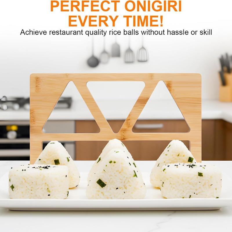قالب خشبي لصنع كرات الأرز (أون - مراجعة Meal Prep Japanese وسعره